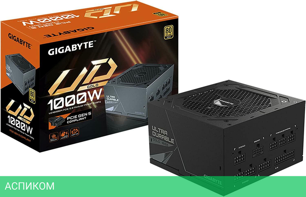 Блок питания Gigabyte GP-UD1000GM PG5 80+ gold ATX 1000W