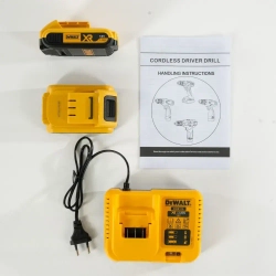 DeWalt Дрель-шуруповерт, 18 В, 60 Нм, 2 АКБ