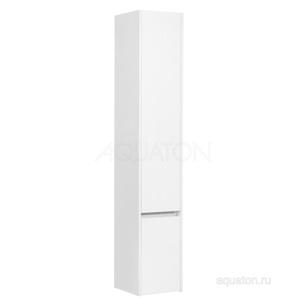 Шкаф - колонна AQUATON Стоун левый белый 1A228403SX01L