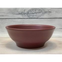 Салатник 850 мл d 18,5 см h7 см "Шелк-Доломит" матовая керамика ПГ [6]