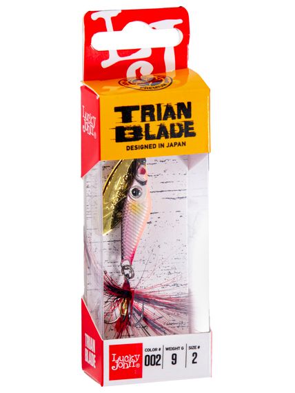 Блесна вращающаяся Lucky John TRIAN BLADE LONG 09.0г 002