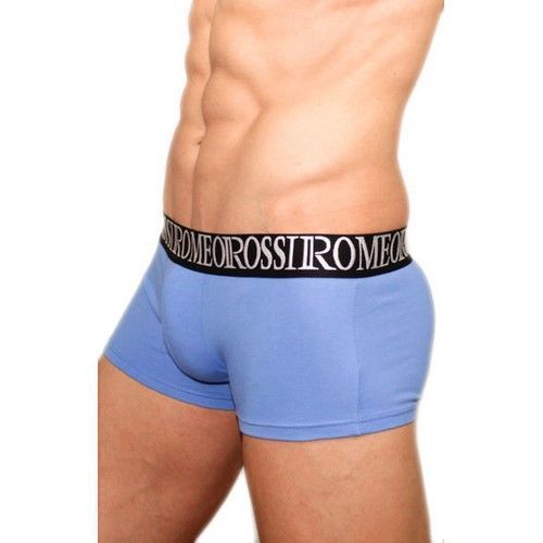 Мужские трусы хипсы голубые Romeo Rossi Bik Blue Boxers RR5002