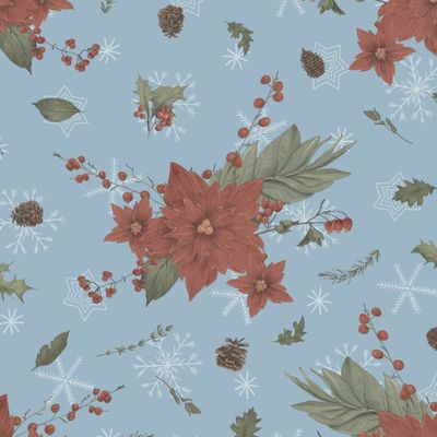 Букеты пуансеттии