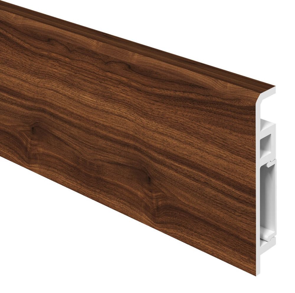 Напольный плинтус ПВХ Foresta Concept Орех Пекан шоколад стронг FC 028 2000х70х13 мм
