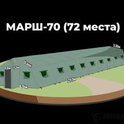 Армейская палатка МАРШ-70