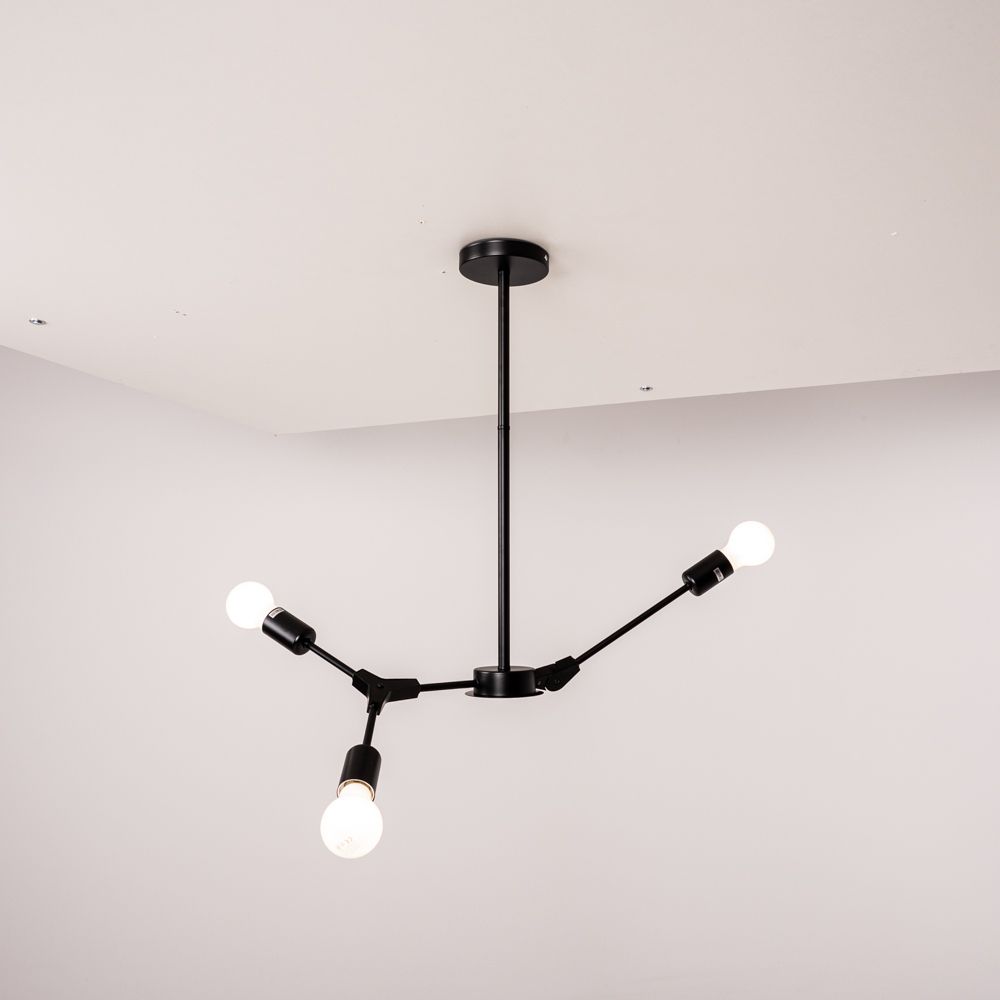 Люстра На Штанге Late D55 Black By Imperiumloft