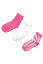 К 9505-3 Набор носков для детей 3 штуки оранжевый горох