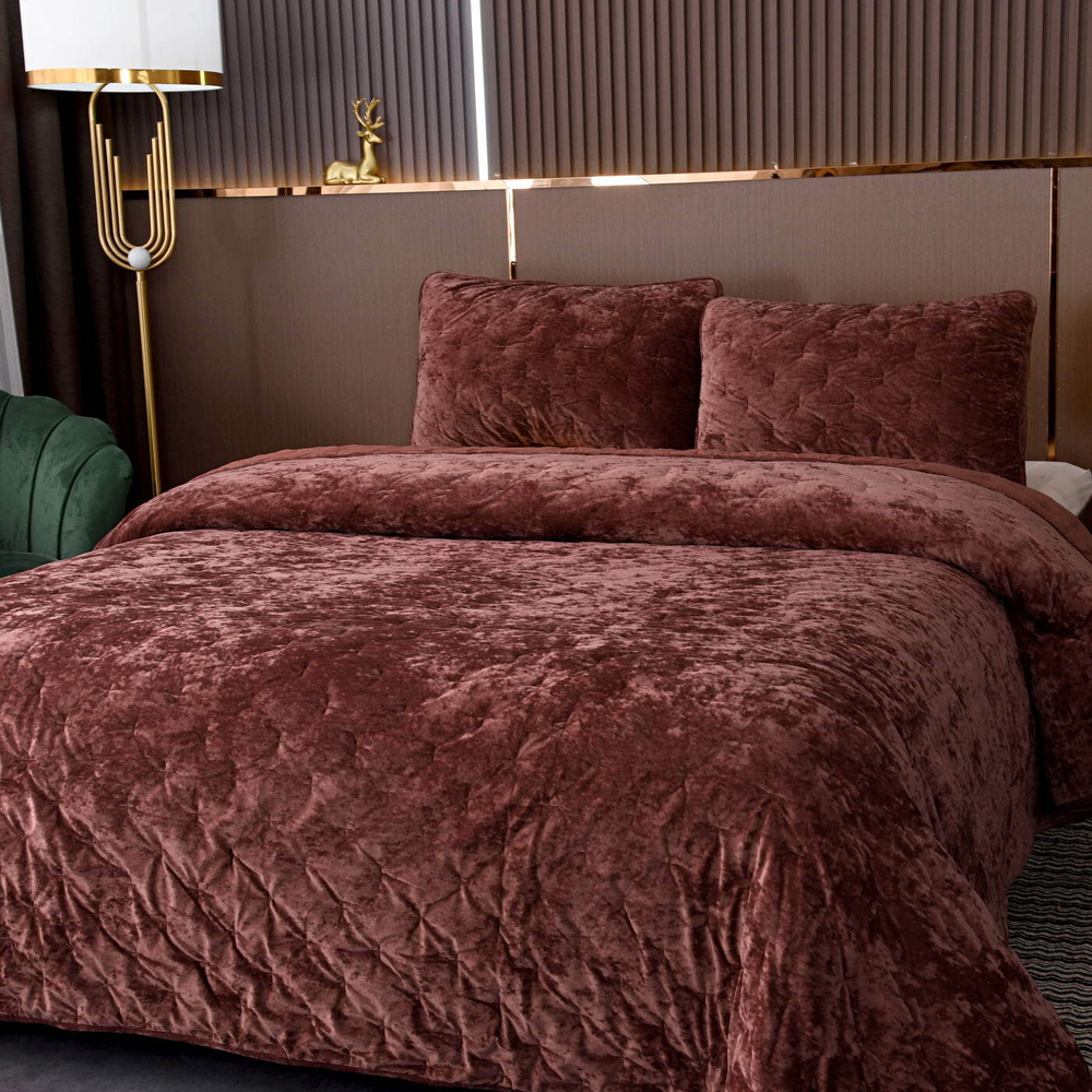 Покрывало 240x260 Sofi De MarkO Алира терракотовое