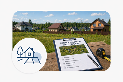 Оценка участков ИЖС, ЛПХ, СНТ