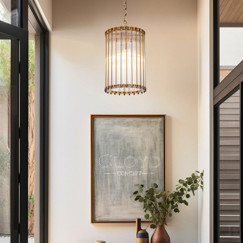 Подвесной светильник Cloyd RODERIC P3 / Ø29 см - латунь брашир. (арт.10640)