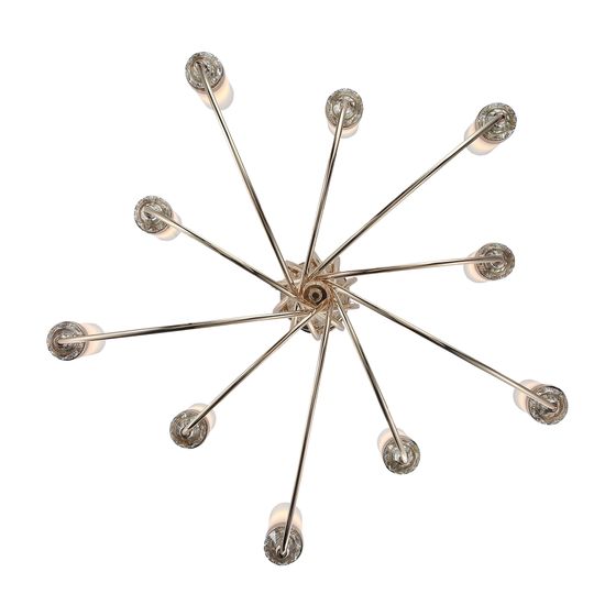 SL1402.253.10 Люстра подвесная ST-Luce Латунь/Прозрачный E14*10 40W Elegra