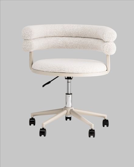 Стул офисный Ponty светло-серый серые ножки