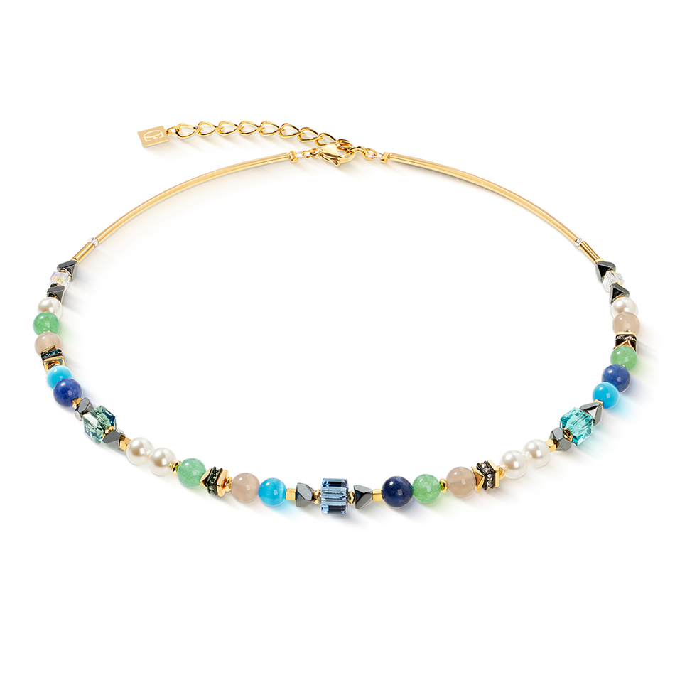 Колье Coeur de Lion Green-Turquoise 4243/10-0506