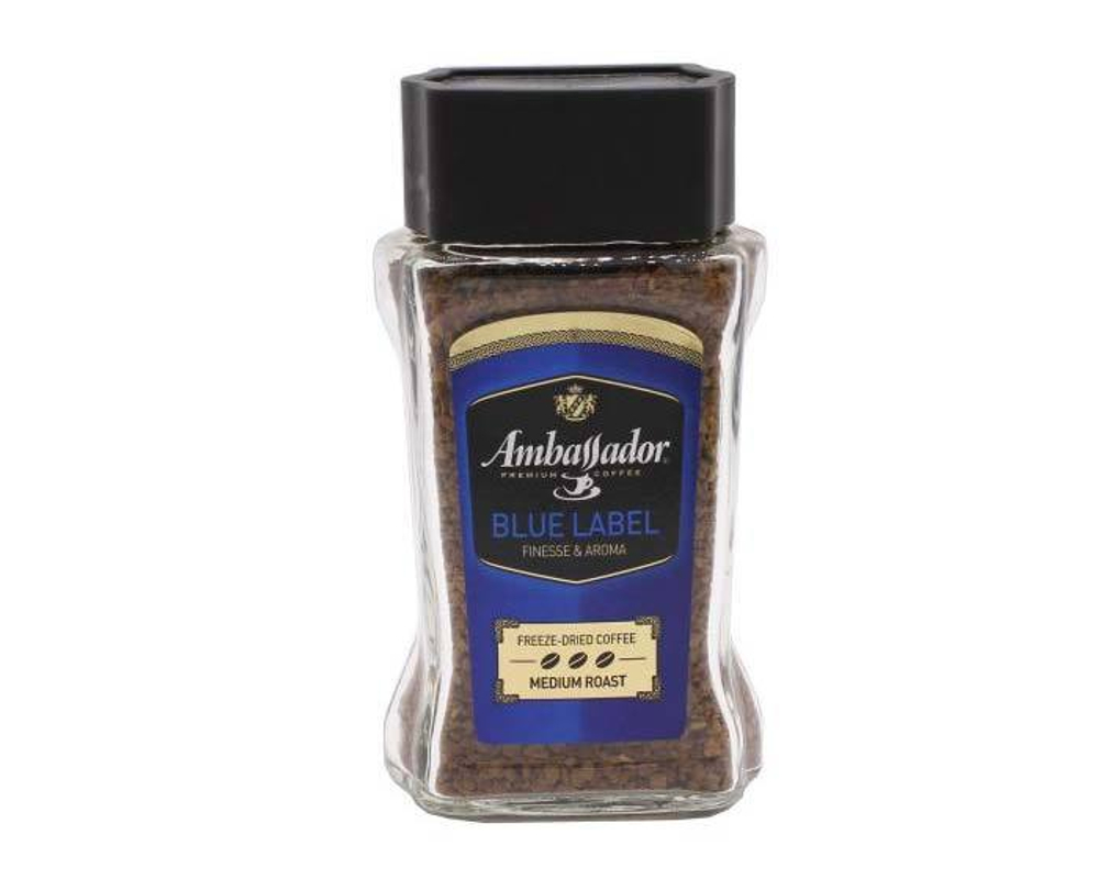 купить кофе растворимый Ambassador Blue Label, 95 г