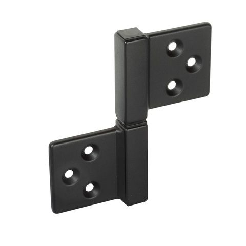 Петля Morelli CH-S 85X82 B, петля карточная универсальная, цвет - черный