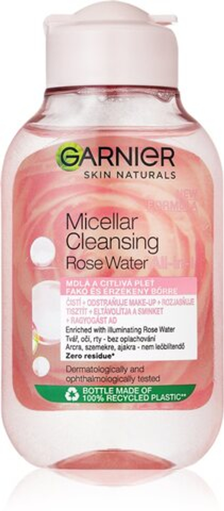 Garnier Skin Naturals - мицеллярная вода с розовой водой /   100  ml  / GTIN 3600542327411