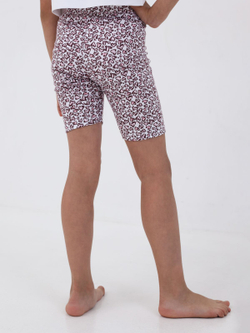 Шорты для девочки, модель №1, рост 98 см, с принтом "сердечки"