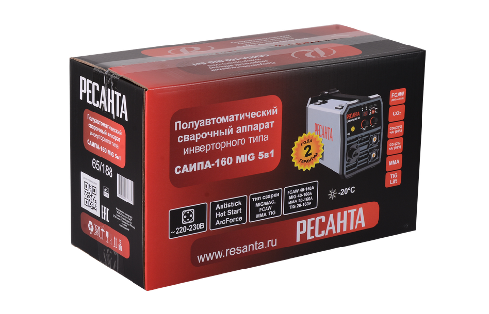 Сварочный полуавтомат Ресанта САИПА-160 MIG 5в1