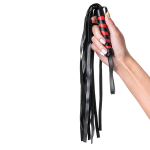 Черно-красный флоггер 45см ToyFa Anonymo 310004