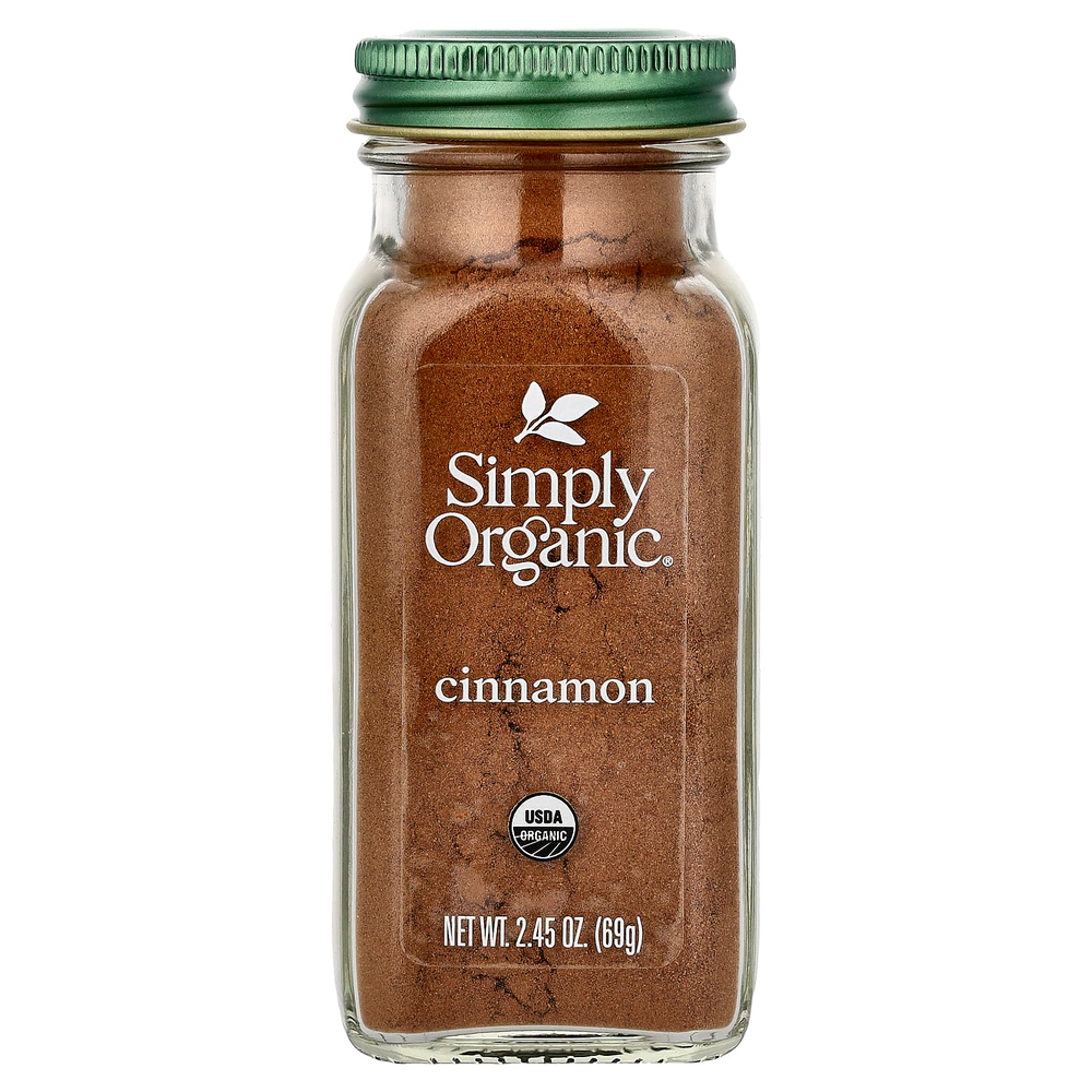 Simply Organic, корица, 69 г (2,45 унции)