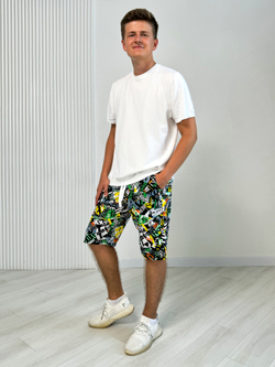 Шорты для мальчика подростковые "Слова"