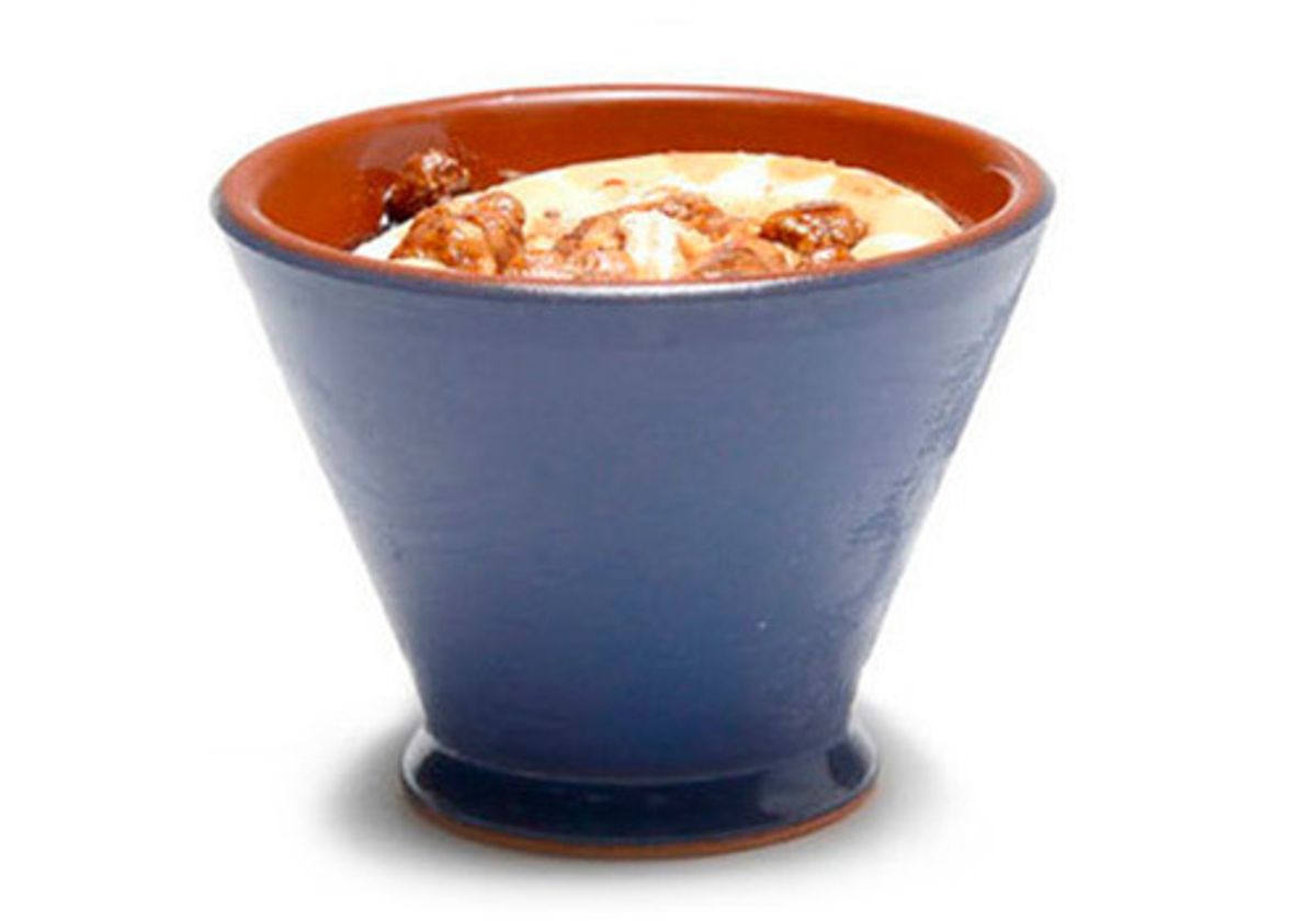 Мороженое в горшочке с карамелью и грецким орехом, 100г