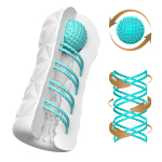 Белый мастурбатор 14,5см в колбе Pretty Love Victoria Cecil Masturbation Sleeve BM-009229T6-2