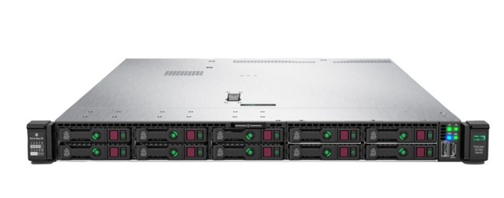 Сервер HPE Proliant DL325 Gen10 7251 Rack(1U)/EPYC8C 2.1GHz(64MB)/1x16GbR2D_2666/P408i-aFBWC(2Gb/RAID 0/1/10/5/50/6/60)/noHDD(8/up10)SFF/ noDVD/iLOstd/5DRHPFans/4x1GbEth/EasyRK/2x500w