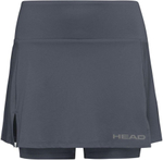 ОДЕЖДА ДЛЯ ТЕННИСА Девочки, Юбка HEAD CLUB BASIC SKORT   .