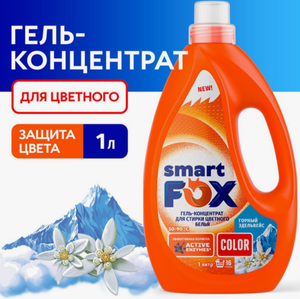 ГЕЛЬ ДЛЯ СТИРКИ SMART FOX UNIVERSAL 1Л