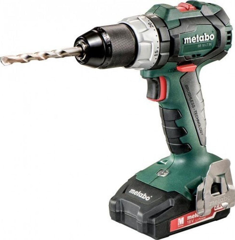 Аккумуляторный шуруповерт METABO SB 18 LT BL 2x2.0 Ач, ударная, бесщеточная 602316550