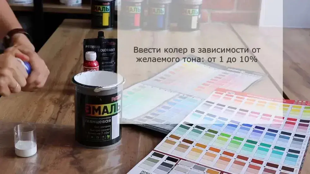 Краска эмаль для стен, окон, дверей, дерева белая акриловая глянцевая "Palizh" 1,1 кг