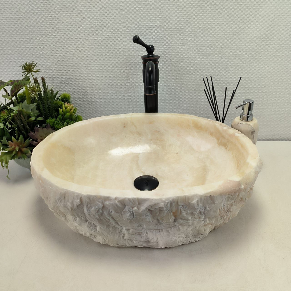 Раковина из оникса Erozy White EO-62310 53*42*15 0104