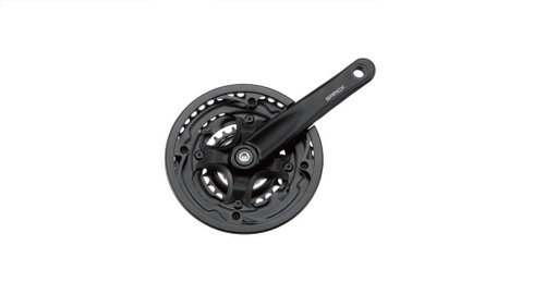 Система SAMOX MTB 3x8s/7s, 42/34/24T, сталь, 170мм алюм, кв. черн.