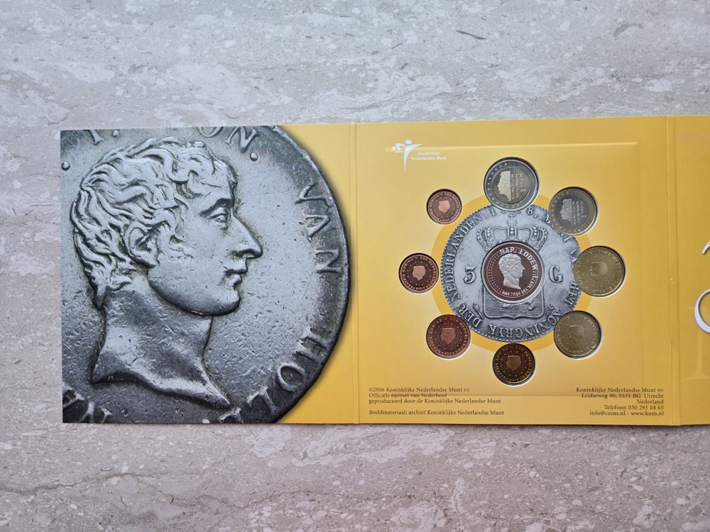 Netherlands 2006 BU Theme Set – 200 Years of Coinage