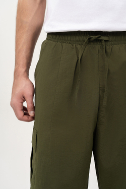Брюки KUL'TURA "Nylon cargo" Хаки