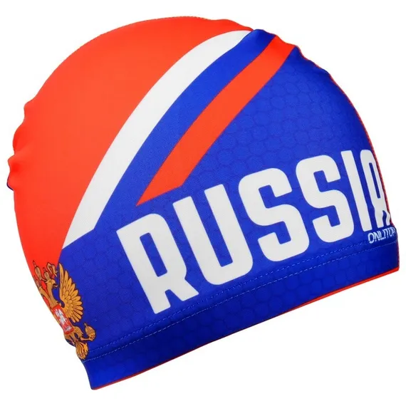 Набор взрослый Russia: шапочка для плавания+беруши+зажим для носа, мешок