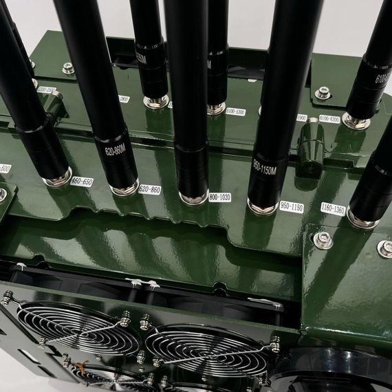 Подавитель дронов и БПЛА «СУМРАК-3» 12 каналов 600W версия green