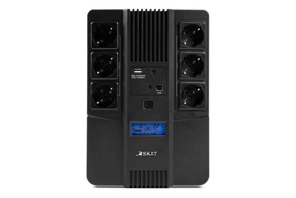 ИСТОЧНИК БЕСПЕРЕБОЙНОГО ПИТАНИЯ SKAT-UPS 800-AID-IN-1x9