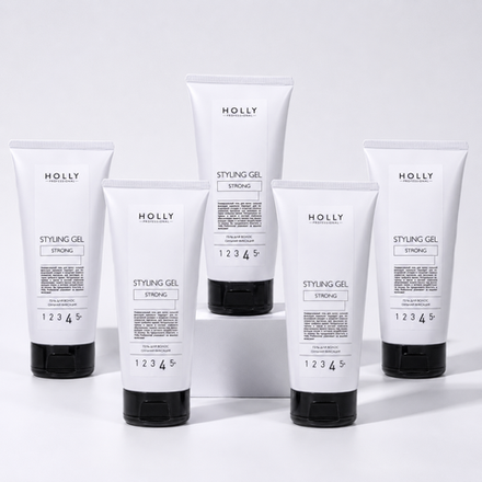 Гель для укладки волос с сильной фиксацией STYLING GEL STRONG, 200 мл - 5 шт