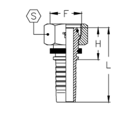 Фитинг DN 20 DKO-L (Г) 26x1.5 18