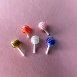 1858 Фигурки объёмные "Леденцы" 5 шт