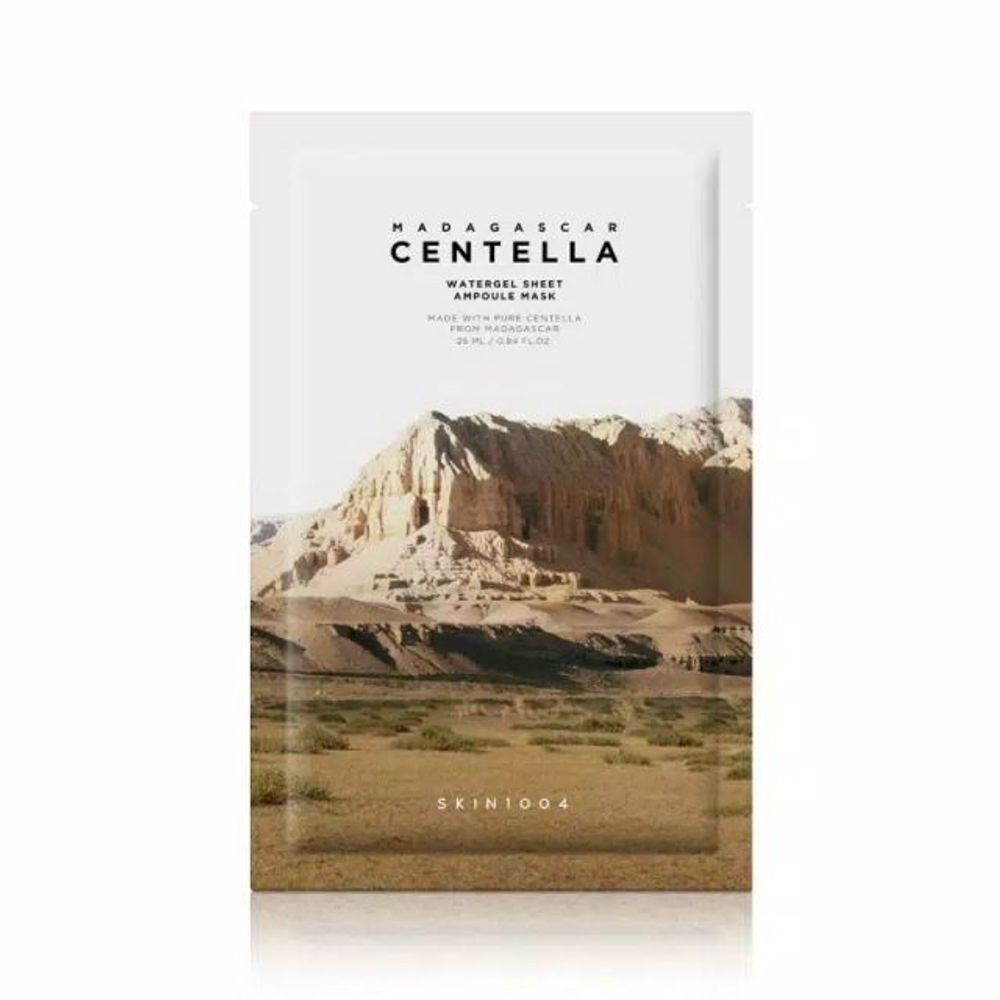 Увлажняющая гелевая маска с центеллой SKIN1004 Madagascar Centella Watergel Sheet Ampoule Mask