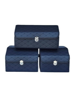 Органайзер бокс в багажник автомобиля автосумка для хранения аксессуаров сумка для инструментов 40х30х30см, черный