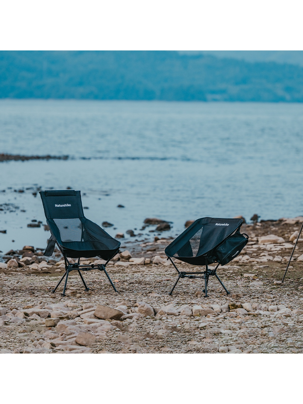 Кресло туристическое Naturehike Clamshell Sea Moon 002 складное, 75х60х91 см, до 120 кг, черное