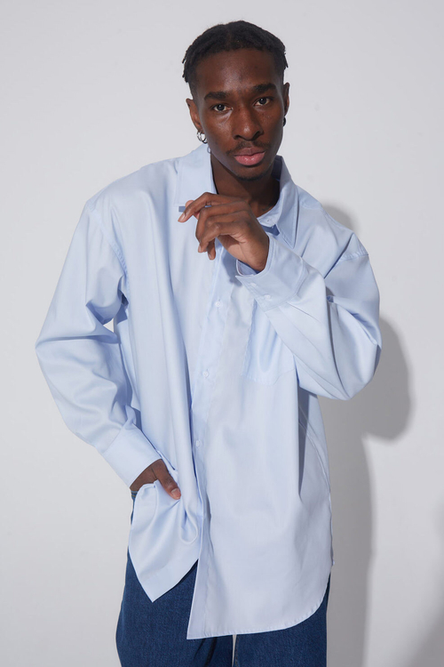 Джинсы широкие мужские, blue