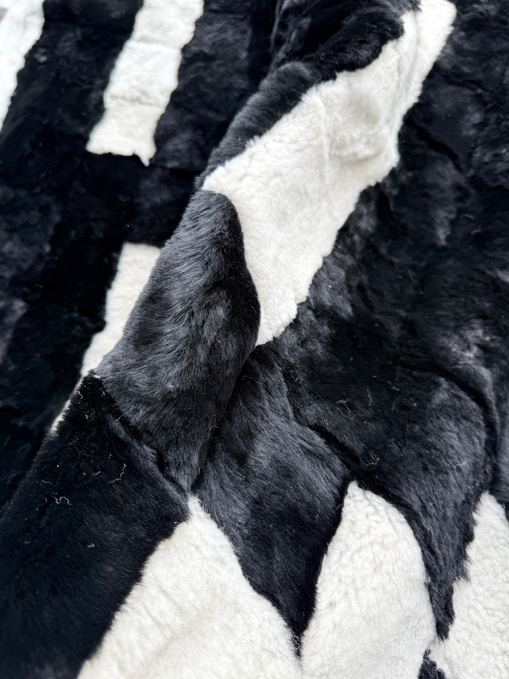 Покрывало меховое ковер из шкуры овчины