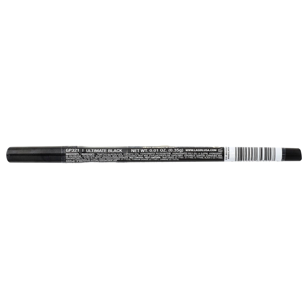 L.A. Girl, Ultimate Eye, интенсивная подводка для глаз, GP321 Ultimate Black, 0,35 г (0,01 унции)