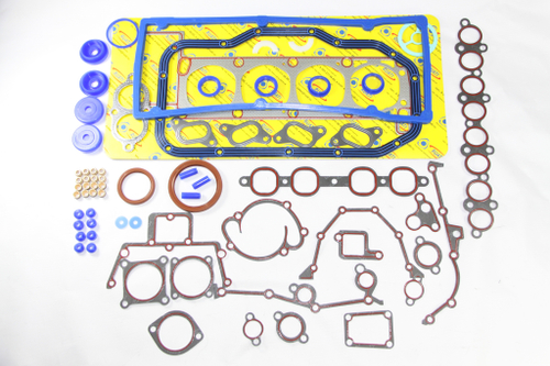 Комплект прокладок двигателя ЗМЗ-406 до Евро 2 а/м УАЗ, ГАЗЕЛЬ (31 наим. 67 шт. / полный с сальниками FPM, с герметиком, металл ГБЦ, пр. поддона армированная/ ГБО - бензин / 4062.3906022-100, 406-100*) Золотая серия ГБО "RUATI"