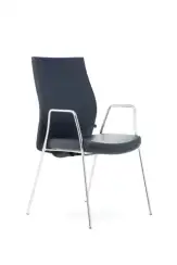 Кресло Eclipse с низкой спинкой на хромированных ножках